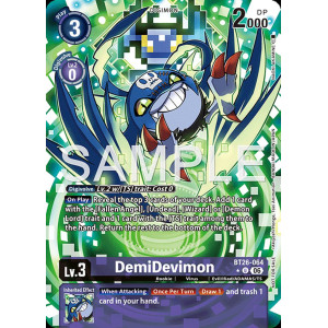 Digimon TCG BT26-064AA DemiDevimon AA/U TIMELESS BONDS Card Game