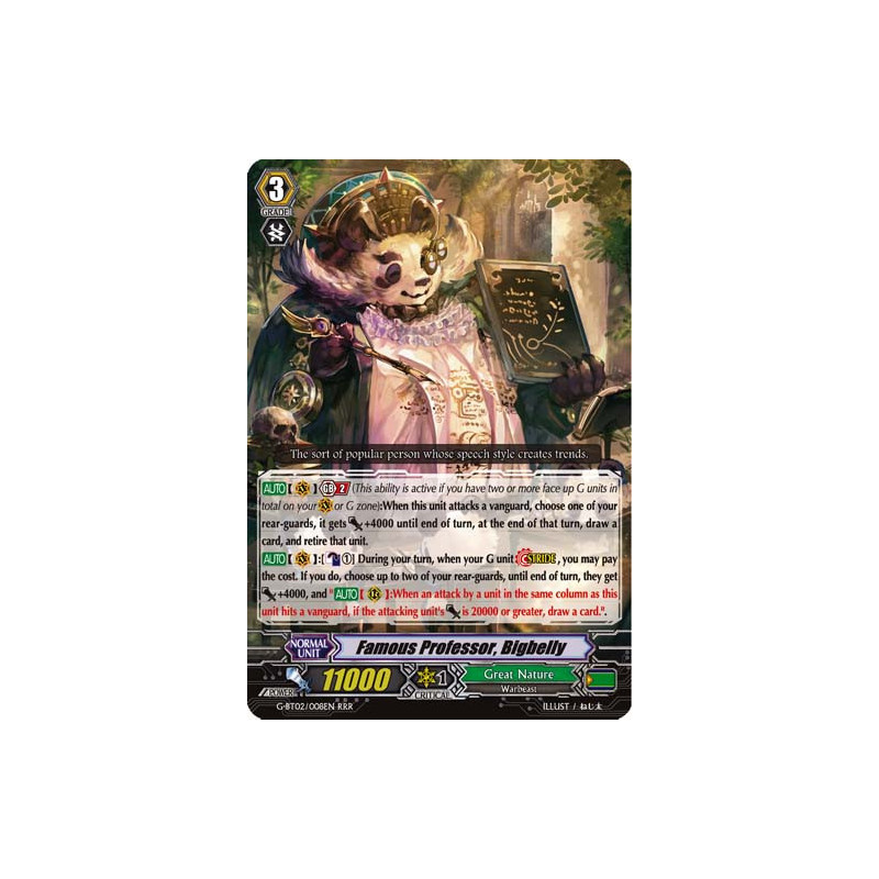 Vanguard_TCG_card_G-BT02_008EN_RRR_Famous_Professor_Bigbelly_Soaring_Ascent_of_Gale_Blossom