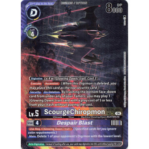 Digimon TCG BT26-075AA ScourgeChiropmon AA/SR TIMELESS BONDS Card Game