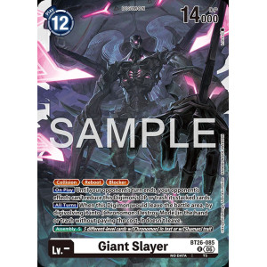 Digimon TCG BT26-085 Giant Slayer R TIMELESS BONDS Card Game