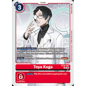 Digimon TCG BT26-087 Toya Kuga U TIMELESS BONDS Card Game