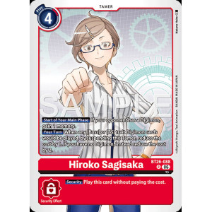 Digimon TCG BT26-088 Hiroko Sagisaka R TIMELESS BONDS Card Game