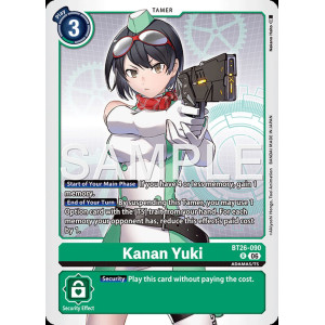 Digimon TCG BT26-090 Kanan Yuki R TIMELESS BONDS Card Game