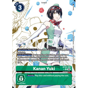 Digimon TCG BT26-090AA Kanan Yuki AA/R TIMELESS BONDS Card Game