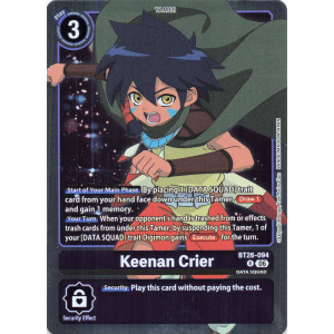 Digimon TCG BT26-094 Keenan Crier R TIMELESS BONDS Card Game