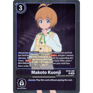 Digimon TCG BT26-095 Makoto Kuonji R TIMELESS BONDS Card Game