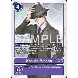 Digimon TCG BT26-096 Kosuke Misono U TIMELESS BONDS Card Game