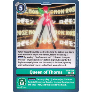 Digimon TCG BT26-098 Queen of Thorns U TIMELESS BONDS Card Game
