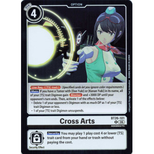 Digimon TCG BT26-101 Cross Arts R TIMELESS BONDS Card Game