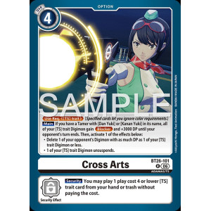 Digimon TCG BT26-101 Cross Arts R TIMELESS BONDS Card Game