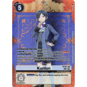 Digimon TCG BT26-104 Kunlun SEC TIMELESS BONDS Card Game