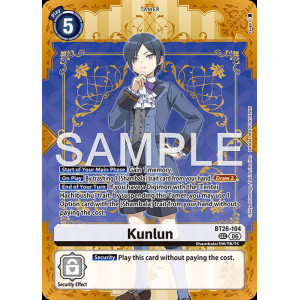 Digimon TCG BT26-104 Kunlun SEC TIMELESS BONDS Card Game