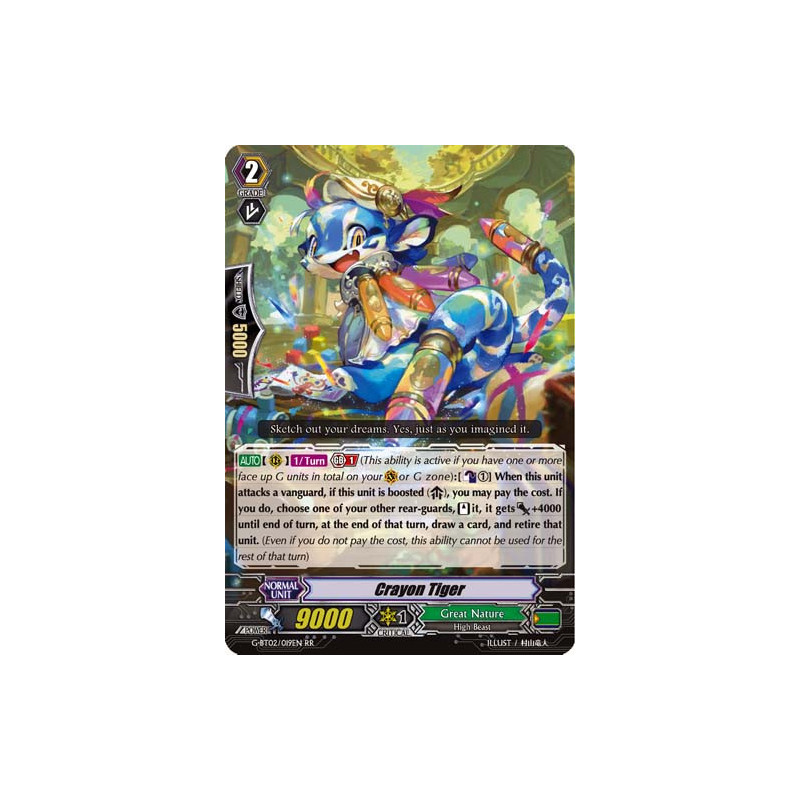Vanguard_TCG_card_G-BT02_019EN_RR_Crayon_Tiger_Soaring_Ascent_of_Gale_Blossom