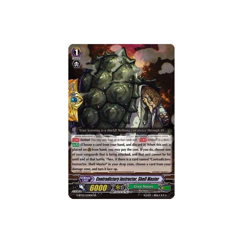 Vanguard_TCG_card_G-BT02_020EN_RR_Contradictory_Instructor_Shell_Master_Soaring_Ascent_of_Gale_Blossom