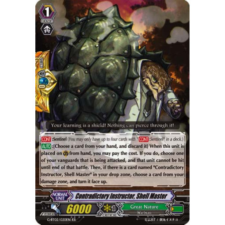 Vanguard_TCG_card_G-BT02_020EN_RR_Contradictory_Instructor_Shell_Master_Soaring_Ascent_of_Gale_Blossom