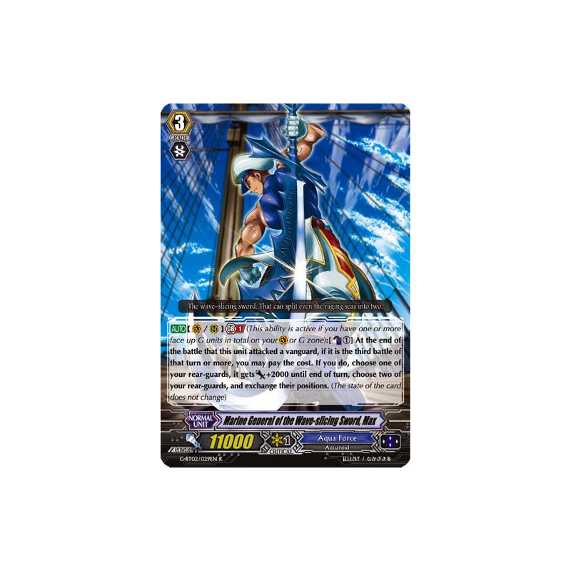 Vanguard_TCG_card_G-BT02_029EN_R_Marine_General_of_the_Wave-slicing_Sword_Max_Soaring_Ascent_of_Gale_Blossom