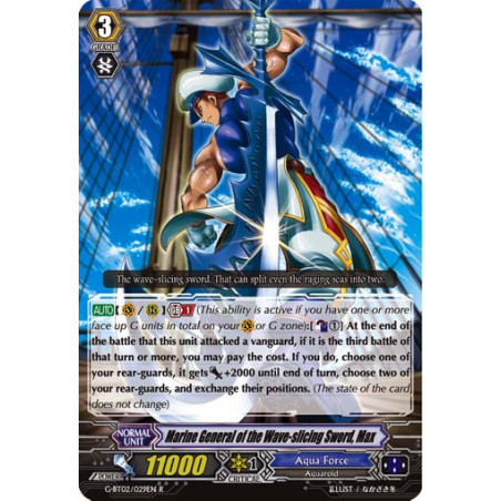 Vanguard_TCG_card_G-BT02_029EN_R_Marine_General_of_the_Wave-slicing_Sword_Max_Soaring_Ascent_of_Gale_Blossom