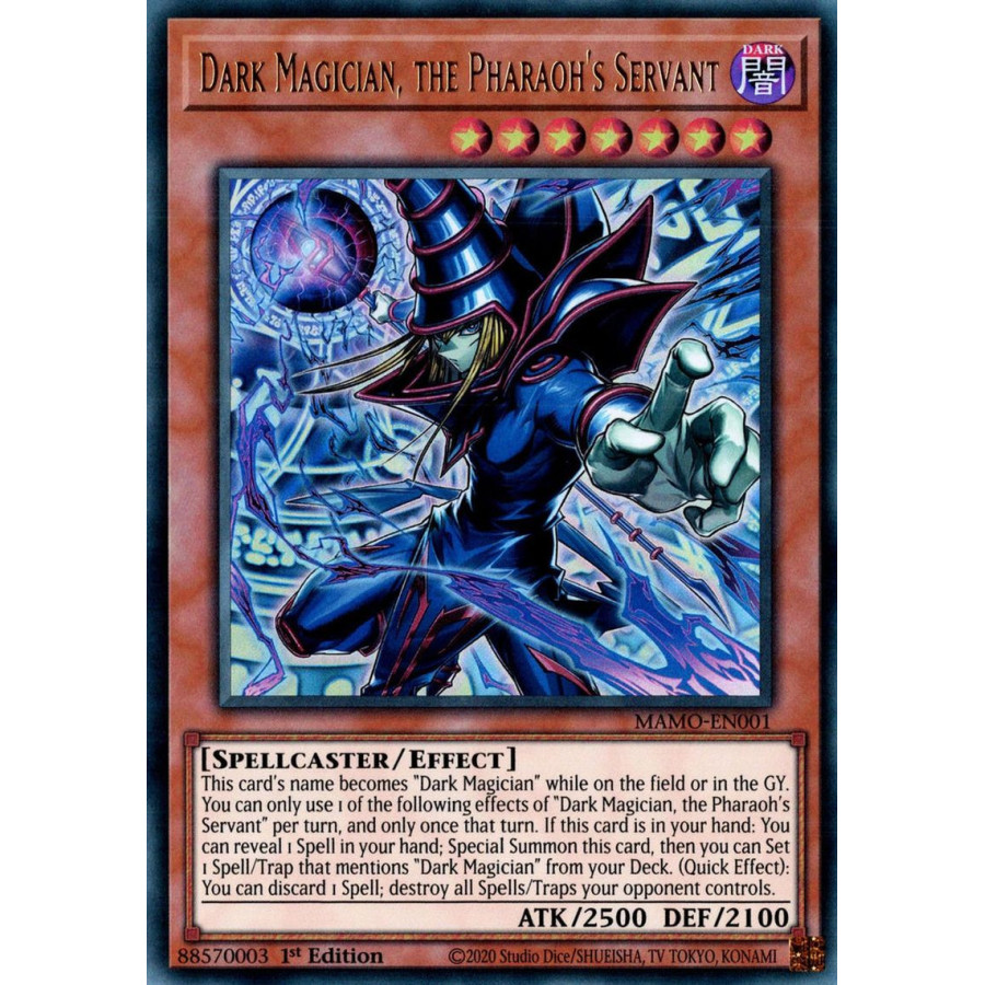 Yu-Gi-Oh TCG MAMO-EN001 UR Dark Magician, the Pharaoh's Servant Magnificent Monsters