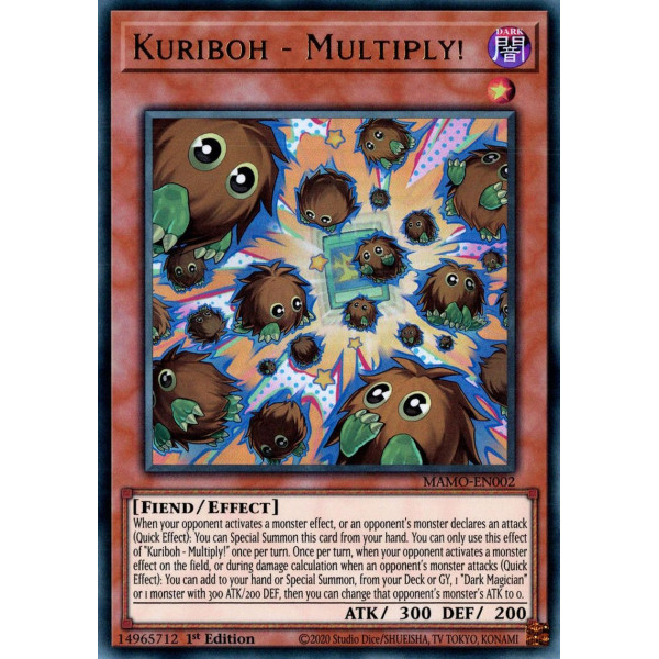 Yu-Gi-Oh TCG MAMO-EN002 UR Kuriboh - Multiply! Magnificent Monsters