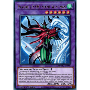 Yu-Gi-Oh TCG MAMO-EN005 UR Favorite HERO Flame Wingman Magnificent Monsters