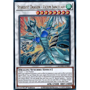Yu-Gi-Oh TCG MAMO-EN007 UR Stardust Dragon - Victim Sanctuary Magnificent Monsters