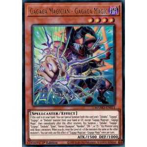 Yu-Gi-Oh TCG MAMO-EN011 UR Gagaga Magician - Gagaga Magic Magnificent Monsters