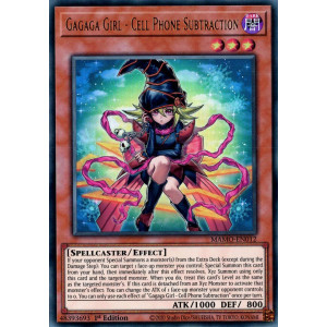 Yu-Gi-Oh TCG MAMO-EN012 UR Gagaga Girl - Cell Phone Subtraction Magnificent Monsters
