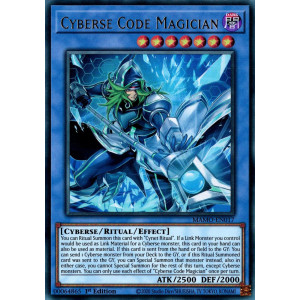 Yu-Gi-Oh TCG MAMO-EN017 UR Cyberse Code Magician Magnificent Monsters