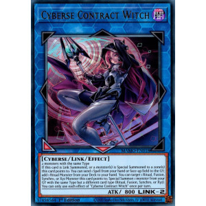 Yu-Gi-Oh TCG MAMO-EN018 UR Cyberse Contract Witch Magnificent Monsters