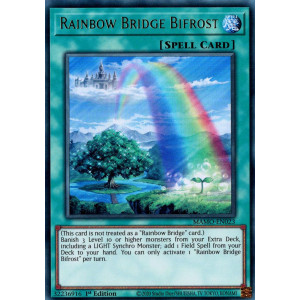Yu-Gi-Oh TCG MAMO-EN023 UR Rainbow Bridge Bifrost Magnificent Monsters