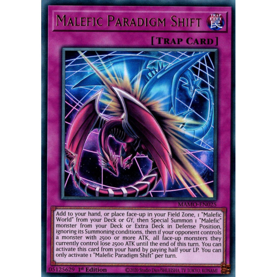 Yu-Gi-Oh TCG MAMO-EN025 UR Malefic Paradigm Shift Magnificent Monsters