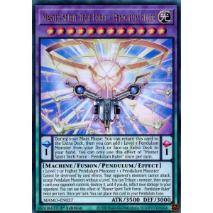 Yu-Gi-Oh TCG MAMO-EN027 UR Master Spirit Tech Force - Pendulum Ruler Magnificent Monsters