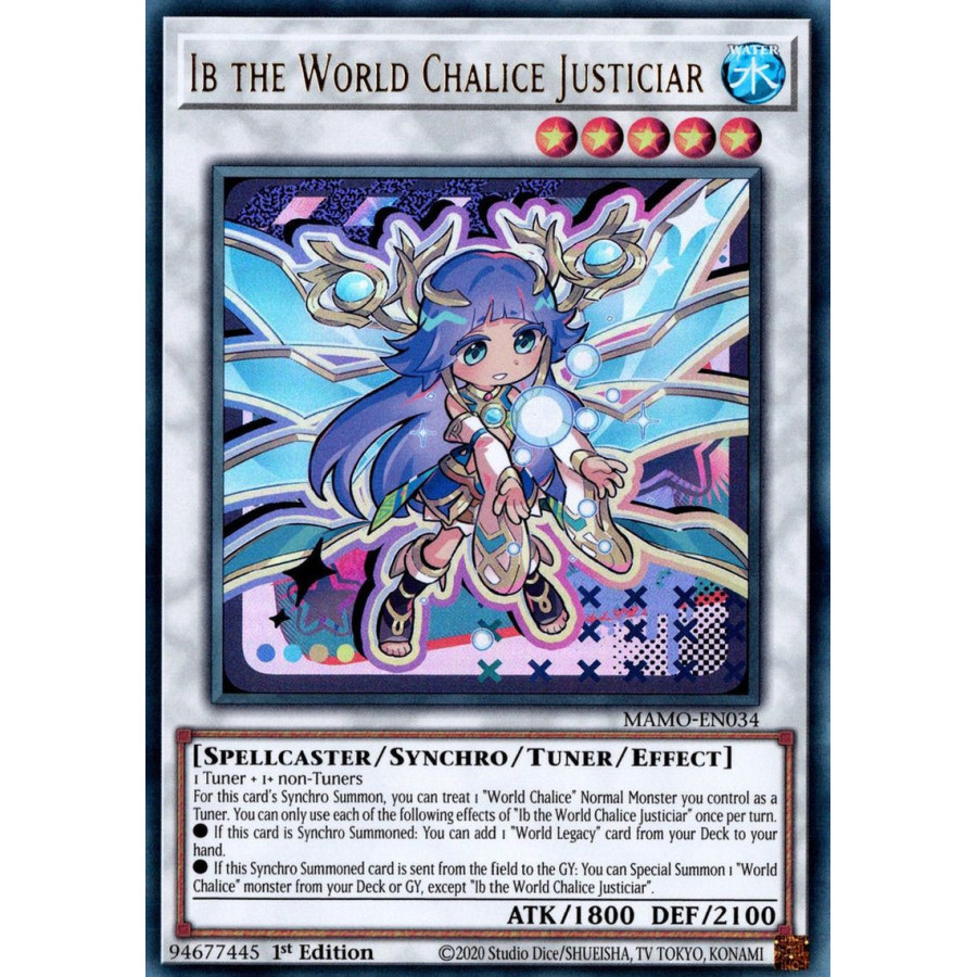 Yu-Gi-Oh TCG MAMO-EN034 UR Ib the World Chalice Justiciar Magnificent Monsters