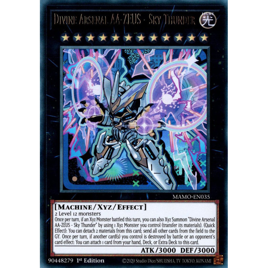 Yu-Gi-Oh TCG MAMO-EN035 UR Divine Arsenal AA-ZEUS - Sky Thunder Magnificent Monsters