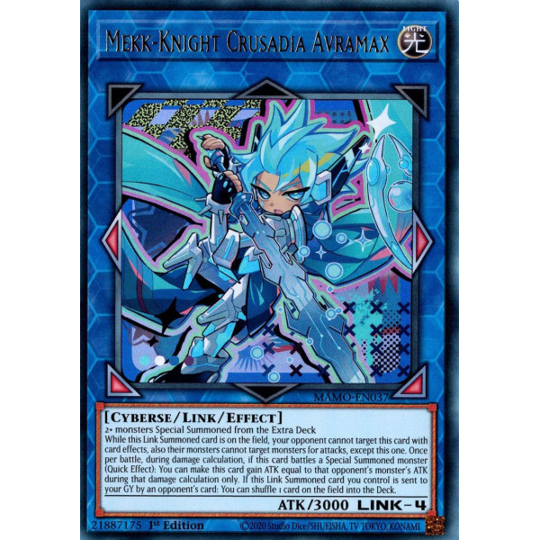 Yu-Gi-Oh TCG MAMO-EN037 UR Mekk-Knight Crusadia Avramax Magnificent Monsters