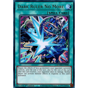 Yu-Gi-Oh TCG MAMO-EN040 UR Dark Ruler No More Magnificent Monsters