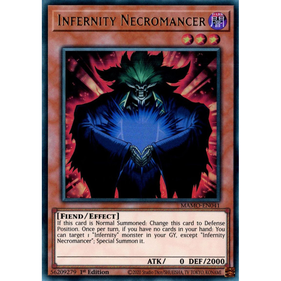 Yu-Gi-Oh TCG MAMO-EN041 UR Infernity Necromancer Magnificent Monsters
