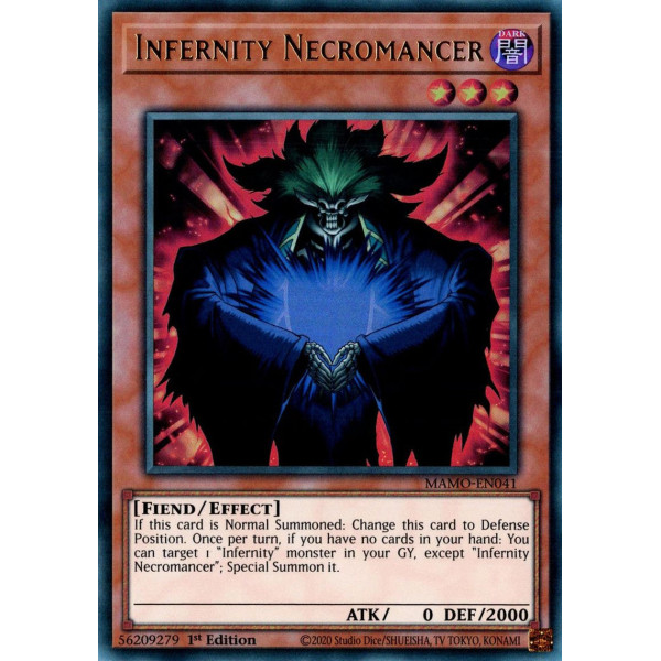 Yu-Gi-Oh TCG MAMO-EN041 UR Infernity Necromancer Magnificent Monsters
