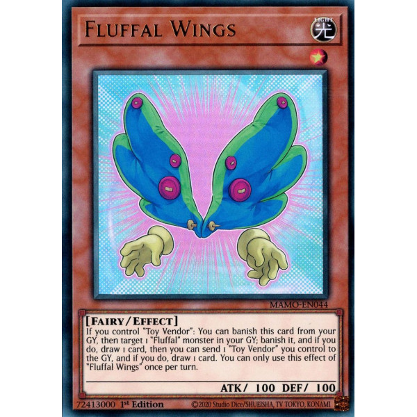 Yu-Gi-Oh TCG MAMO-EN044 UR Fluffal Wings Magnificent Monsters