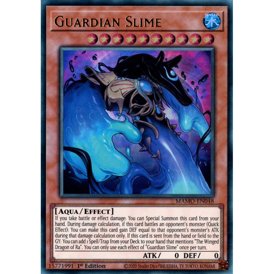Yu-Gi-Oh TCG MAMO-EN048 UR Guardian Slime Magnificent Monsters