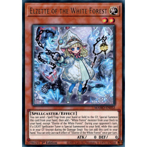 Yu-Gi-Oh TCG MAMO-EN052 UR Elzette of the White Forest Magnificent Monsters