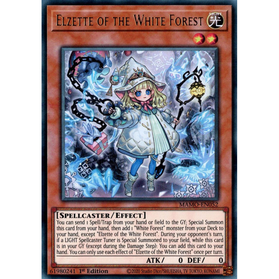 Yu-Gi-Oh TCG MAMO-EN052 UR Elzette of the White Forest Magnificent Monsters