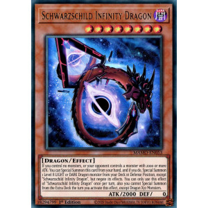 Yu-Gi-Oh TCG MAMO-EN053 UR Schwarzschild Infinity Dragon Magnificent Monsters