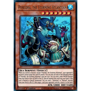 Yu-Gi-Oh TCG MAMO-EN055 UR Poseidra, the Storming Atlantean Magnificent Monsters