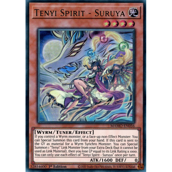 Yu-Gi-Oh TCG MAMO-EN056 UR Tenyi Spirit - Suruya Magnificent Monsters