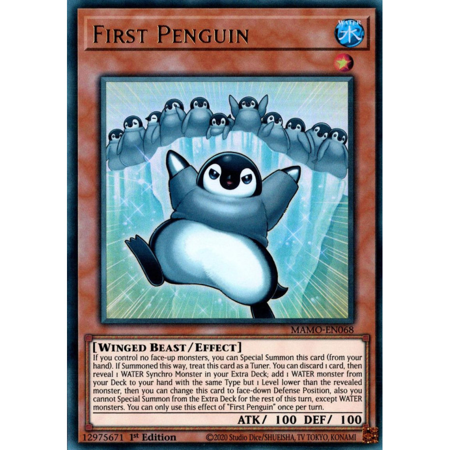 Yu-Gi-Oh TCG MAMO-EN068 UR First Penguin Magnificent Monsters