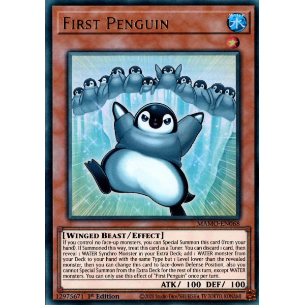 Yu-Gi-Oh TCG MAMO-EN068 UR First Penguin Magnificent Monsters