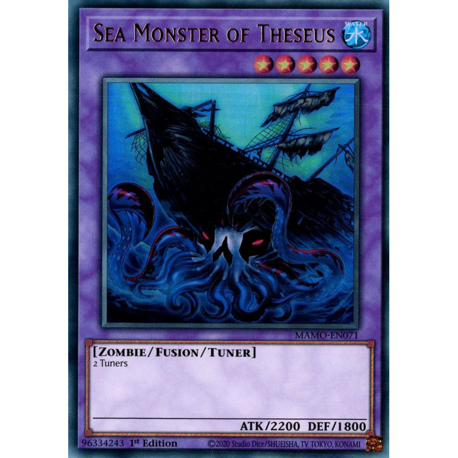 Yu-Gi-Oh TCG MAMO-EN071 UR Sea Monster of Theseus Magnificent Monsters