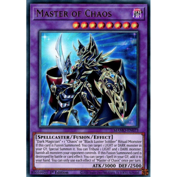 Yu-Gi-Oh TCG MAMO-EN073 UR Master of Chaos Magnificent Monsters