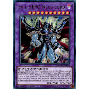 Yu-Gi-Oh TCG MAMO-EN076 UR Evil HERO Neos Lord Magnificent Monsters